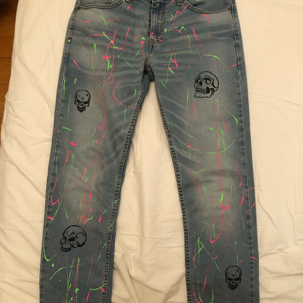 Custom hand designed Levi's